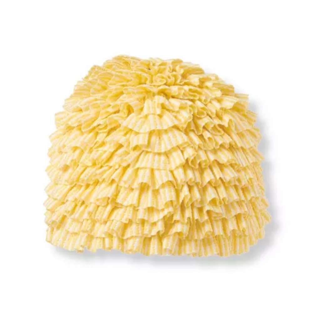 JANIE AND JACK Yellow Ruffled Kids Hat Swim 2T 3t UPF SPF G3